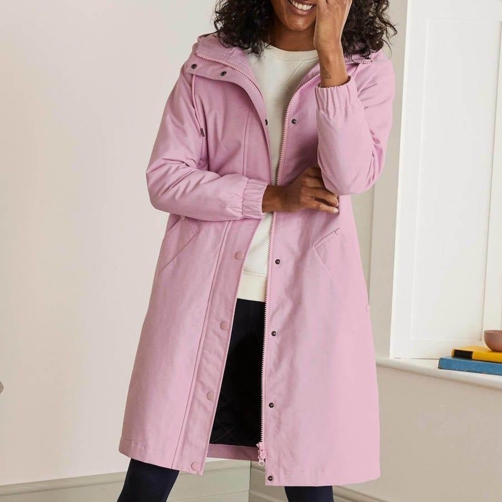 Boden Tiverton Raincoat in Peony
